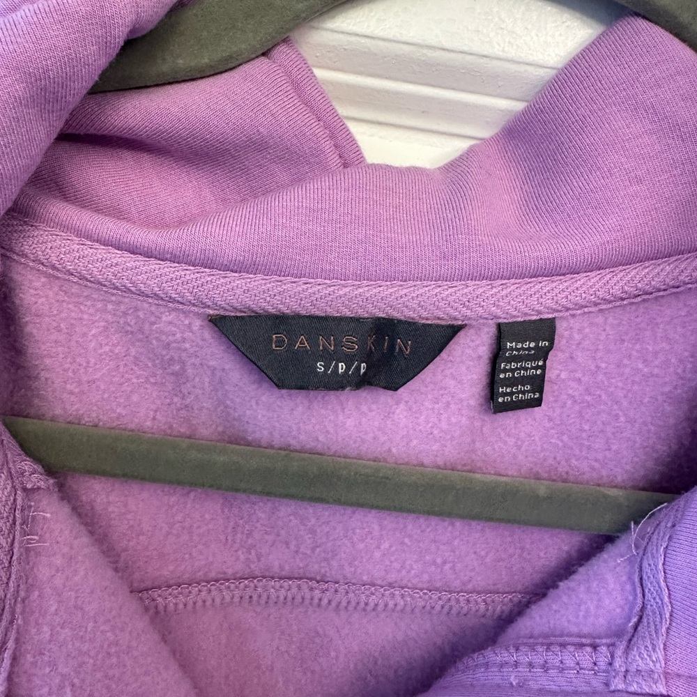 Danskin Purple Half Zip Sweatshirt - Picture 7 of 8